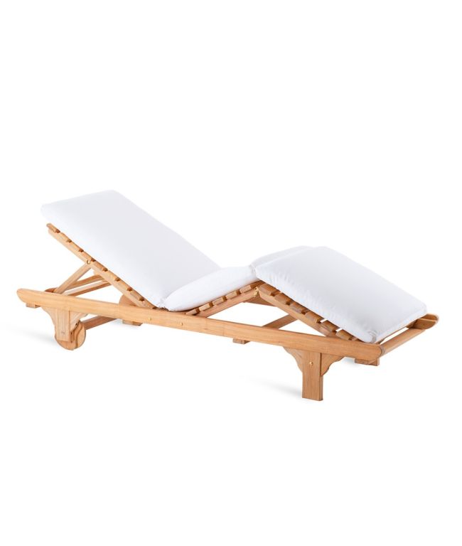 Chelsea sunlounger with cushion