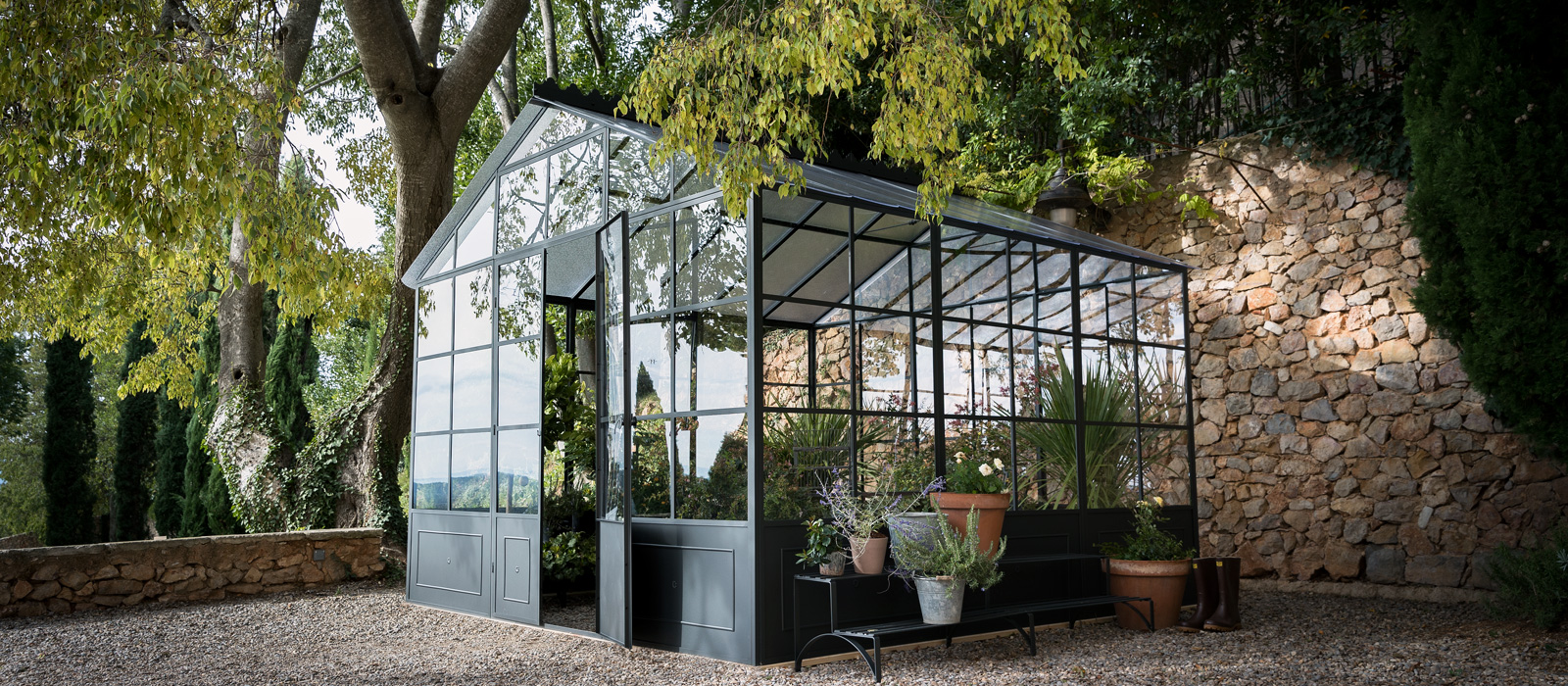 Serre de jardin en polycarbonate simple paroi CANOPIA BY PALRAM Oasis 4m²