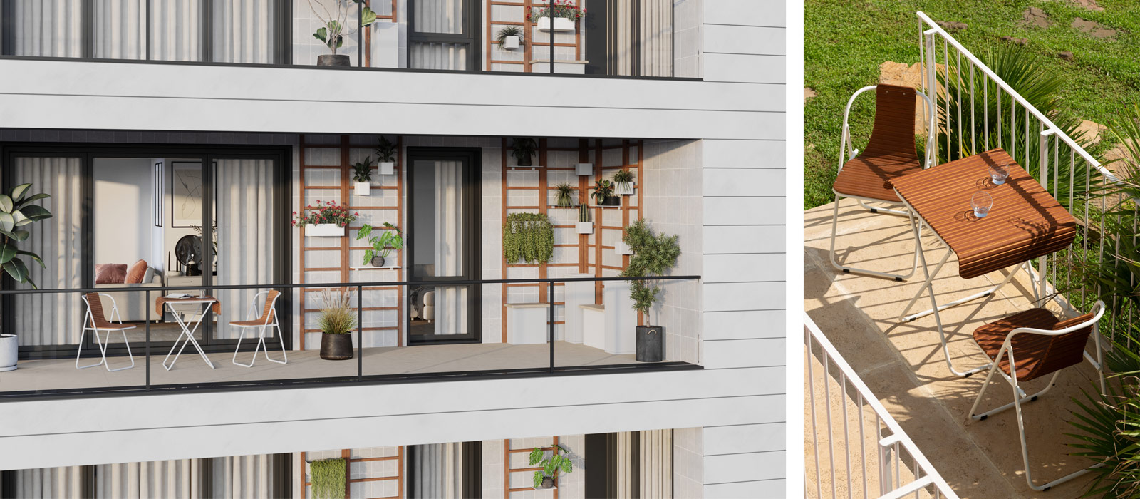 Arredamento balconi: mobili esterno per il tuo balcone